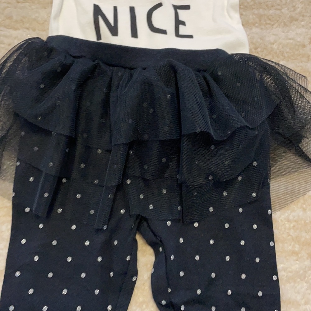 NWT Carters Baby Girl Halloween Pumpkin spice and everything outfit with tutu - Picture 3 of 6